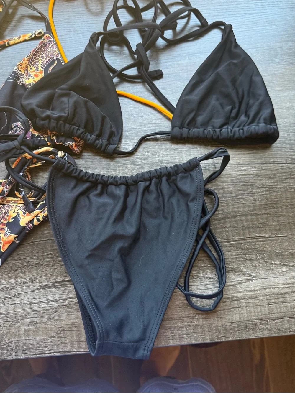 Women's Mixed-Color Bikini Swimwear Set - Multiple Styles